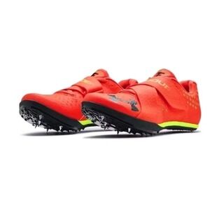 Under Armour HOVR Skyline Long Jump Track Spikes Phoenix Fire Mens Size 9.5 W 11